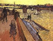 Vincent Van Gogh The Bridge at Trinquetaille Spain oil painting artist